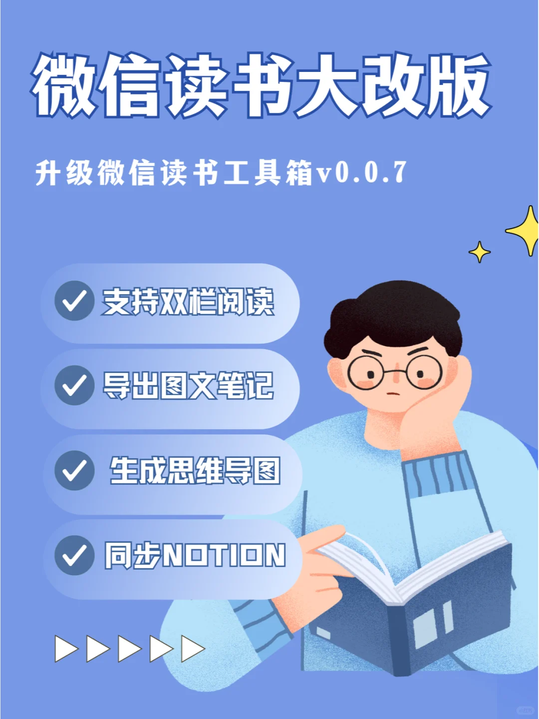 微信读书大改版!请升级到 0.0.7 版本插件 - Slide 1