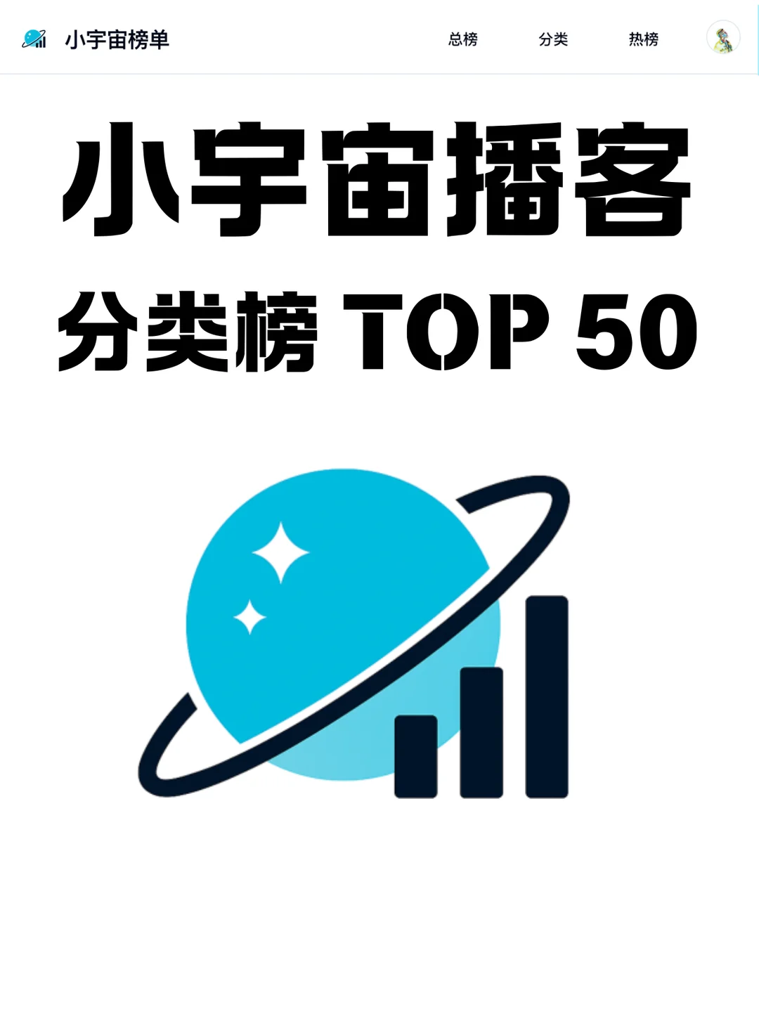 🆕 2025 小宇宙播客每个分类 TOP 50 频道 - Slide 1